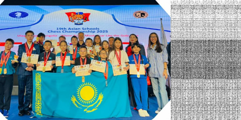 Жас шахматшылар Азия чемпионатында 10 алтын медаль жеңіп алды