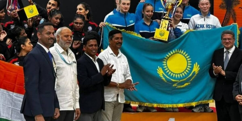 Қарағандылық акробаттар Азия чемпионатында 10 медаль иеленді