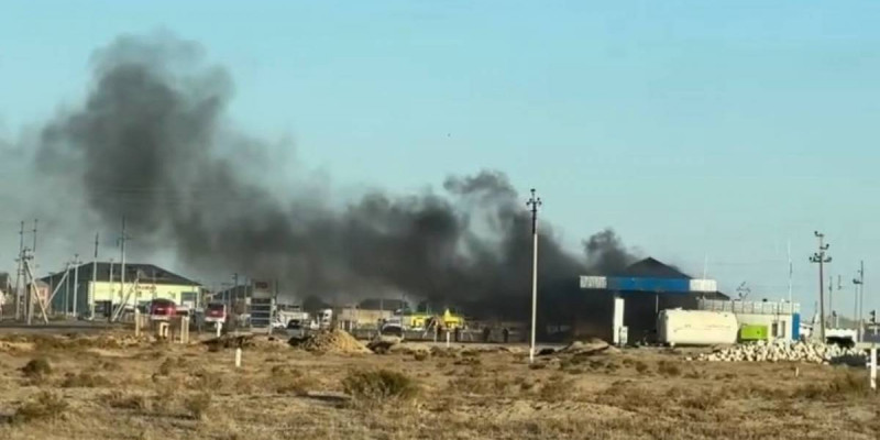 Атырау облысында жанармай таситын көлік өртенді