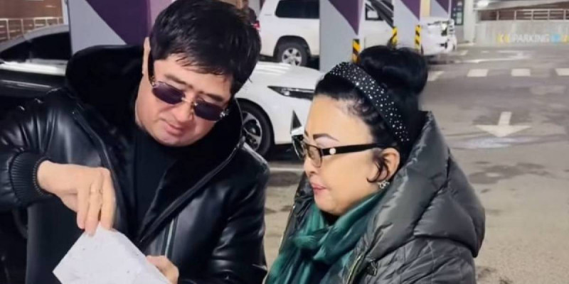 «Америкадан келді»: Мұқасан Шахзадаев Мақпал Жүнісованы қуантты (ВИДЕО)