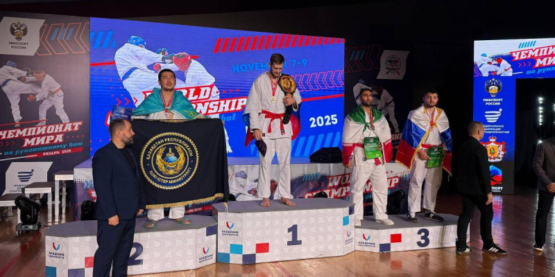 Қазақстандық полицейлер халықаралық жарыста жүлделі орындарға ие болды