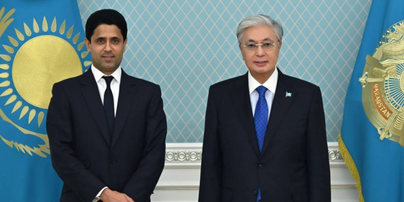 Қасым-Жомарт Тоқаев ПСЖ футбол клубының президентімен кездесті