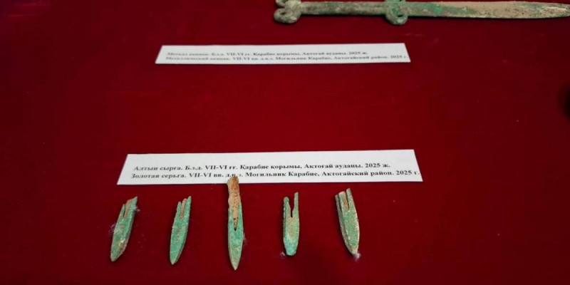 Қарағандылық археологтар сақ жауынгерінің бұзылмаған жерлеу қабірін анықтады