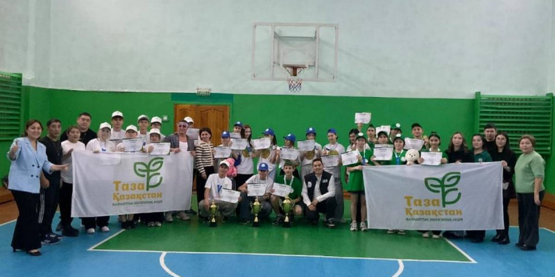 Петропавл жастары «Таза Қазақстан» бағдарламасы аясында экологиялық квестке қатысты