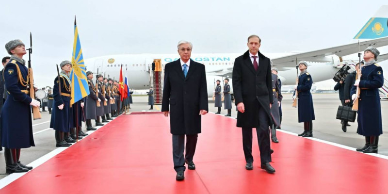 Қасым-Жомарт Тоқаев Мәскеуге мемлекеттік сапармен барды