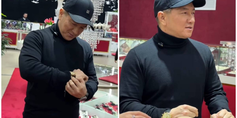 Сәкен Майғазиев сыйлыққа бриллиантпен көмкерілген алтын сағат алды