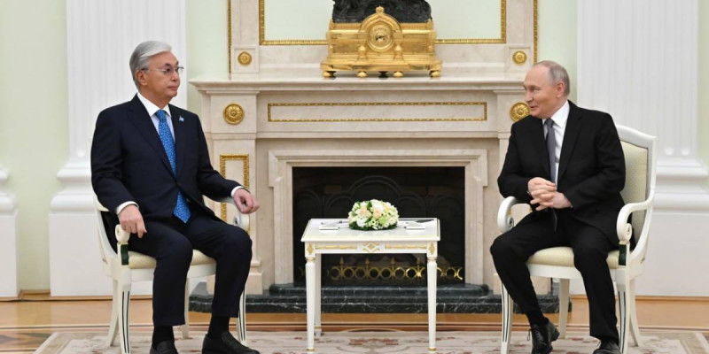 Қасым-Жомарт Тоқаев пен Владимир Путиннің келіссөзі басталды