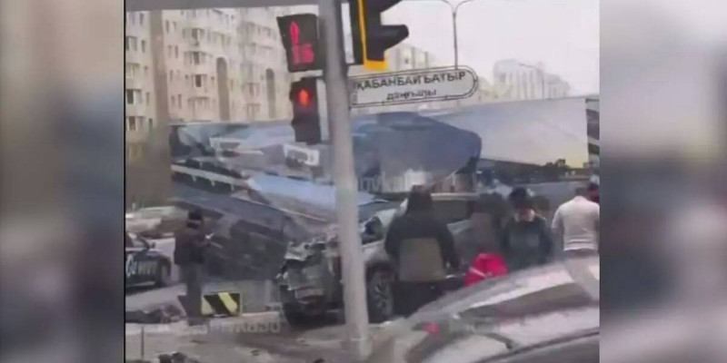 Астананың орталық көшесінде жантүршігерлік жол апаты болды