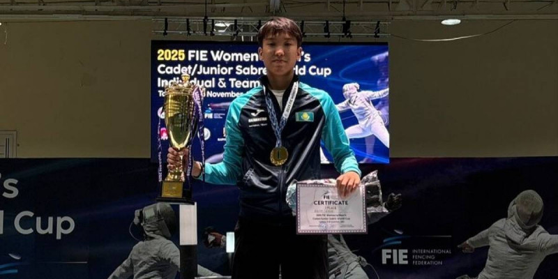 Семсерлесуші Айбар Қайым кадеттер арасындағы әлем кубогінде топ жарды