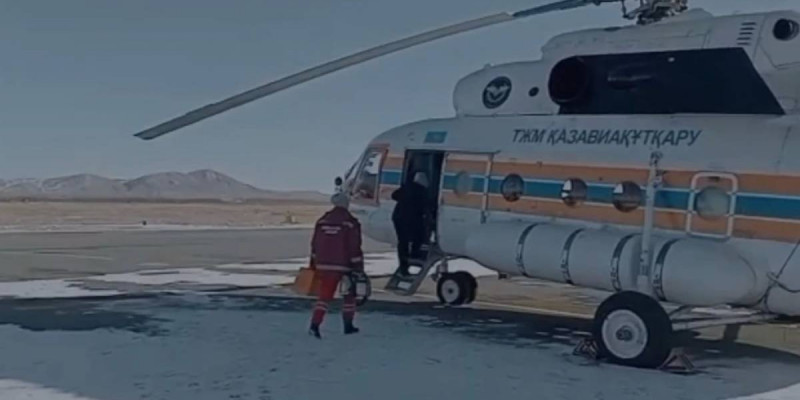 Риддерде жаңа туған нәресте шұғыл түрде Өскеменге тікұшақпен жеткізілді