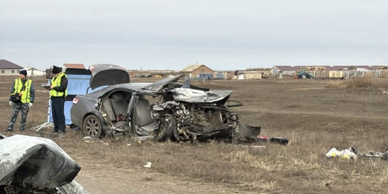 БҚО-да жантүршігерлік жол апатынан 8 адам қаза тапты (ВИДЕО)