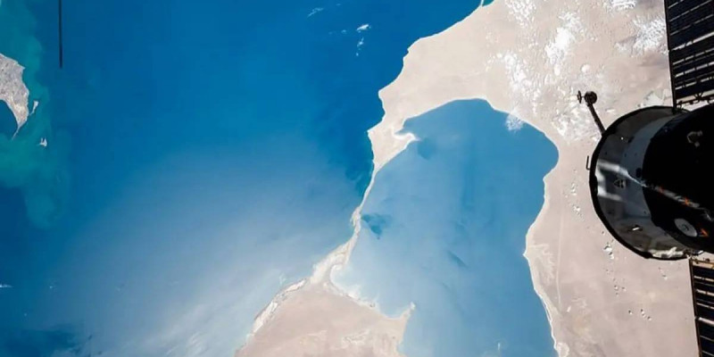 Ғарыштан түсірілген Каспий теңізінің жаңа суреттері пайда болды