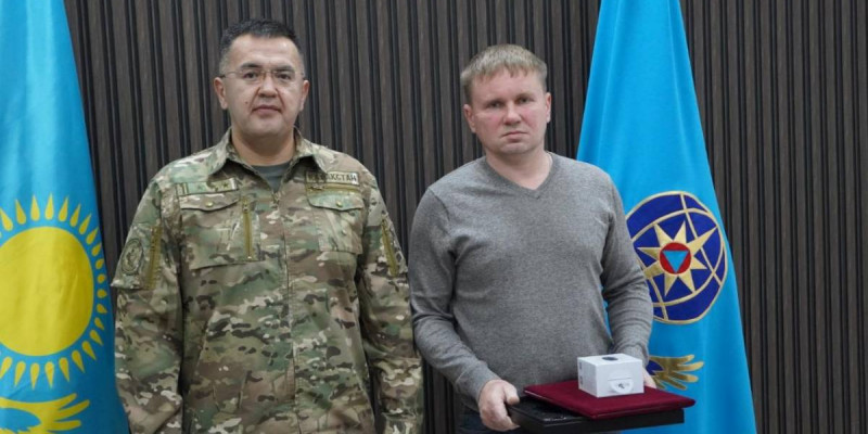 3 баланы құтқарып қалған Көкшетау тұрғыны марапатқа ие болды