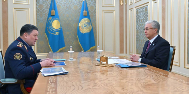 Мемлекет басшысы Ішкі істер министрі Ержан Сәденовті қабылдады