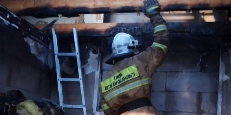 Қосшыда ет дүкені өртенді