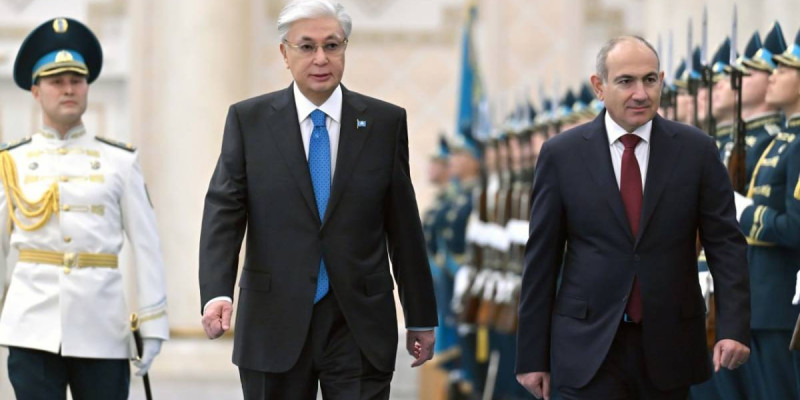 Ақордада Армения Премьер-министрін қарсы алу рәсімі өтті