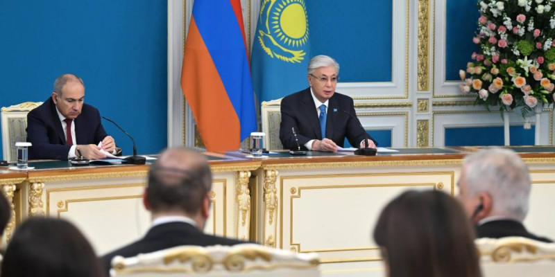 Мемлекет басшысы: Қазақ-армян қарым-қатынасы стратегиялық сипатқа ие болады