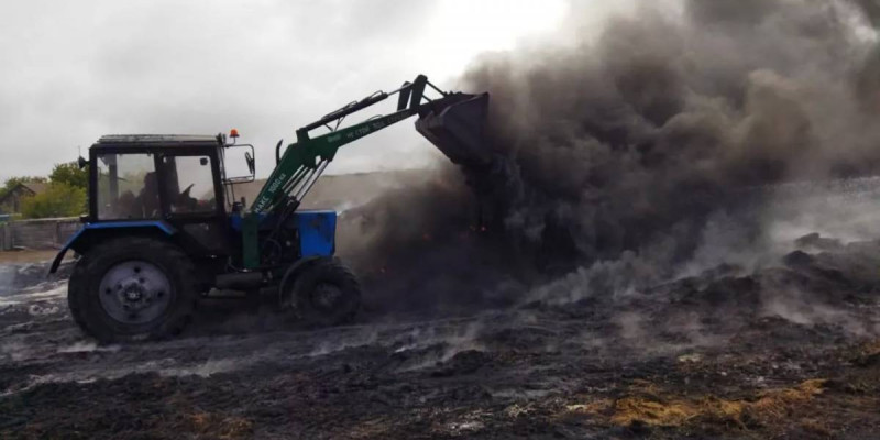 Қостанай облысында ер адам жұмысқа қабылдамай қойған фермердің шөбін өртеп жіберді