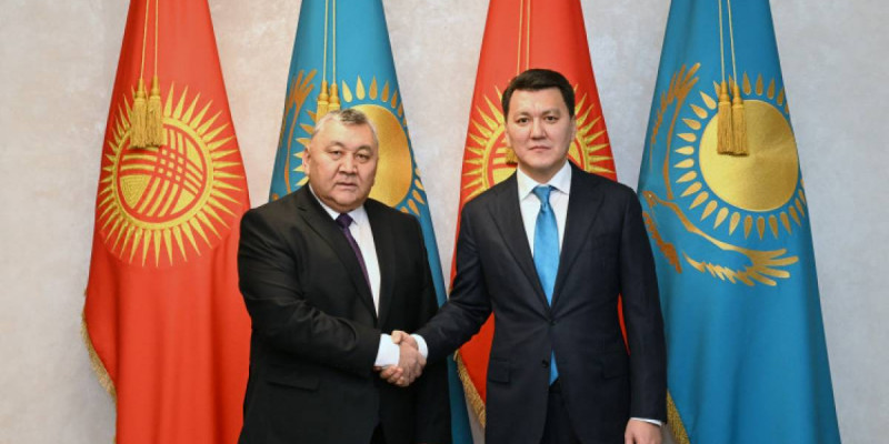 Ерлан Қарин Қырғыз Республикасының Мемлекеттік хатшысы Марат Иманқұловпен кездесті