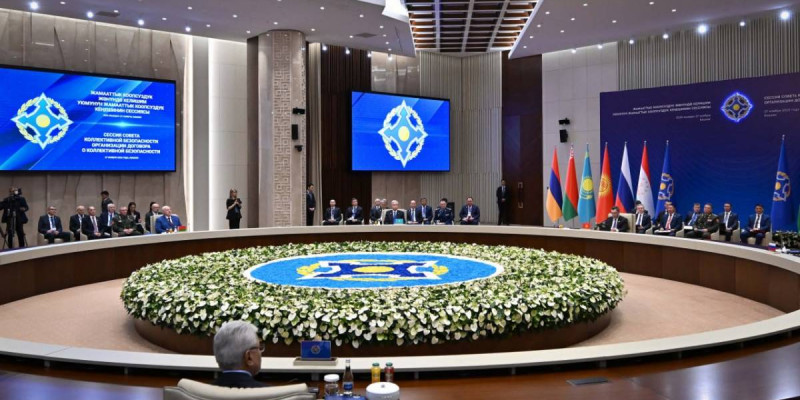 ҰҚШҰ Ұжымдық қауіпсіздік кеңесінің кеңейтілген құрамдағы отырысы өтті