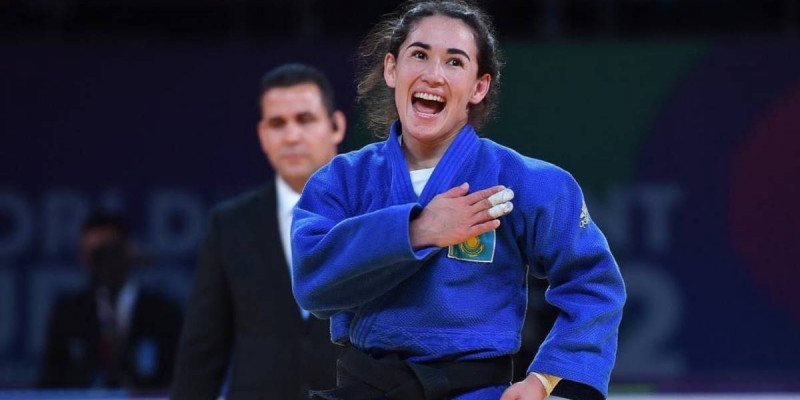 Дзюдошы Әбиба Әбужақынова Grand Slam турнирінің қола жүлдесі үшін күреседі