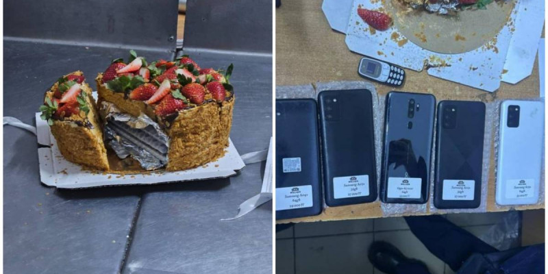 Астанадағы изоляторға тортқа 7 телефонды жасырып өткізбек болған