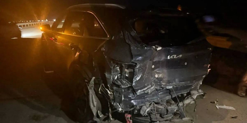 Астанада төрт көлік соқтығысып, үш адам зардап шекті