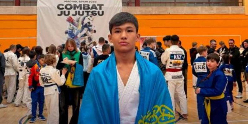 Қазақстандық спортшы джиу-джитсудан халықаралық жарыста топ жарды