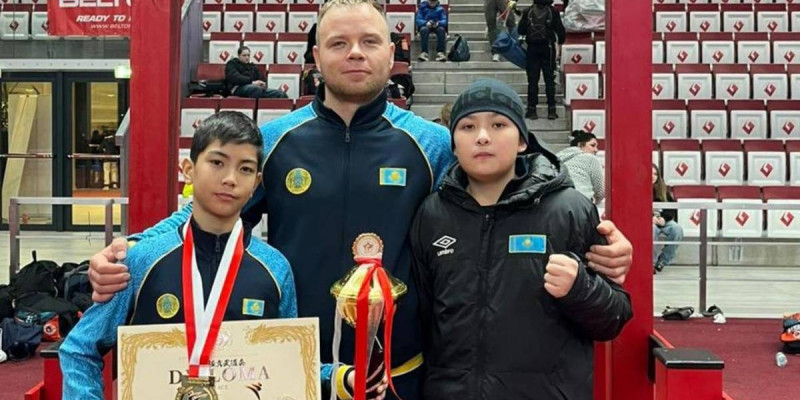 Жас каратэшілер Польшадағы әлем чемпионатында 2 алтын медаль жеңіп алды