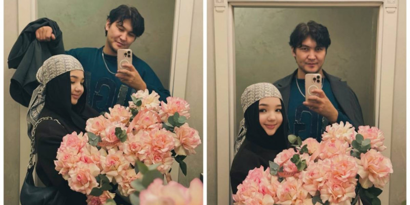 Жігер Ауыпбаев өзінен 15 жас кіші қызбен көзге түсті