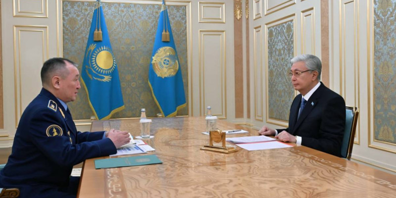 Мемлекет басшысы Қорғаныс министрі Дәурен Қосановты қабылдады