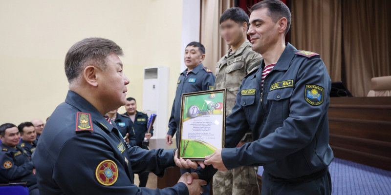 Ұлттық ұланда бильярд турнирінің жеңімпаздары анықталды