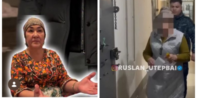 Зүлфия Төленованың қамауға алынған сәтінен видео тарады