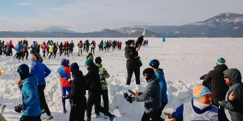 Бурабайда мұзда жүгіруден жарыс өтеді