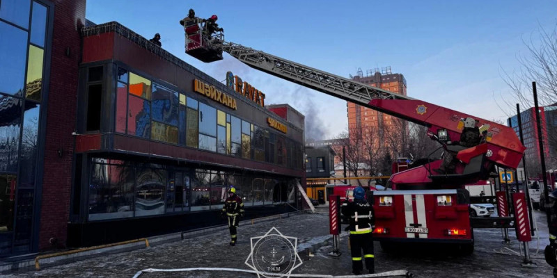 Астанада дәмхана өртенді