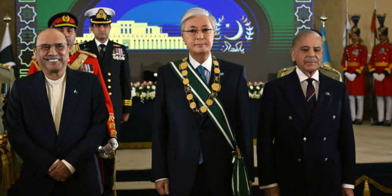 Қасым-Жомарт Тоқаевқа Пәкістанның ең жоғары мемлекеттік наградасы – Nishan-e-Pakistan ордені табысталды