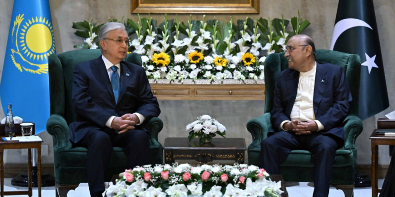 Мемлекет басшысы Пәкістан Президентімен келіссөз жүргізді