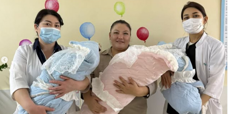 Шымкентте тағы бір үшем дүниеге келді