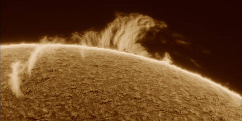 Күн бетінде алып дақ пайда болды