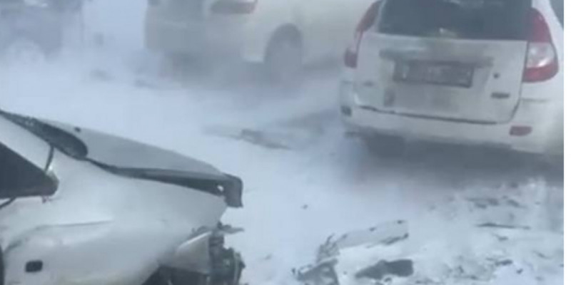 Ақтөбе–Астрахань автожолында 10 көлік соқтығысты