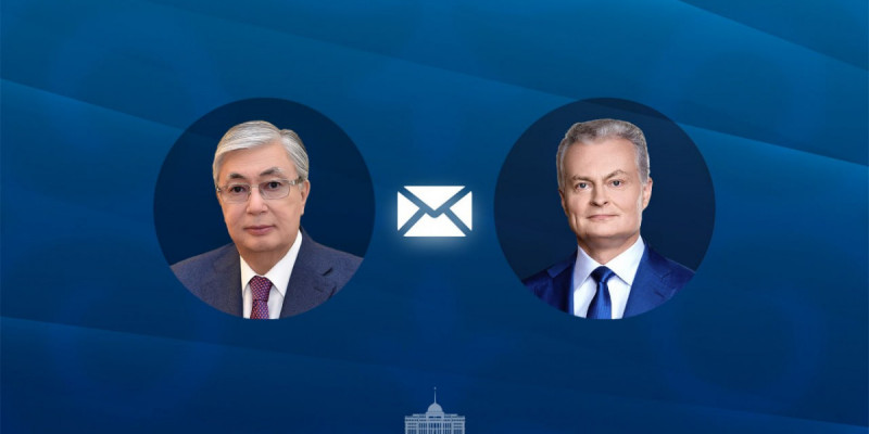 Мемлекет басшысы Литва Президентіне құттықтау жеделхатын жолдады