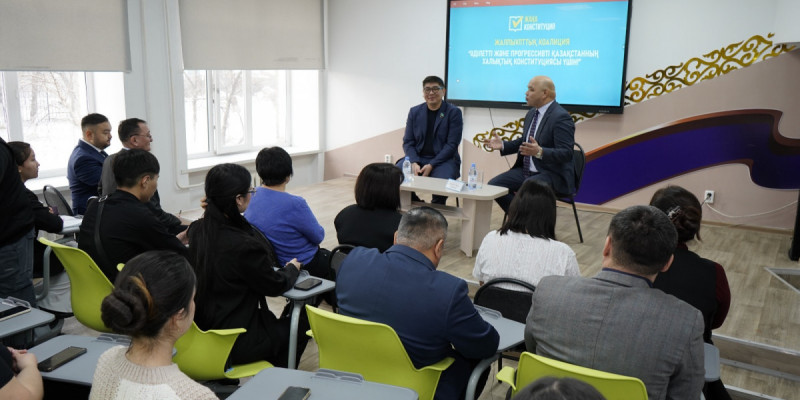 Жалпыұлттық коалиция мүшелері «Alikhan Bokeikhan University» ұжымымен кездесті