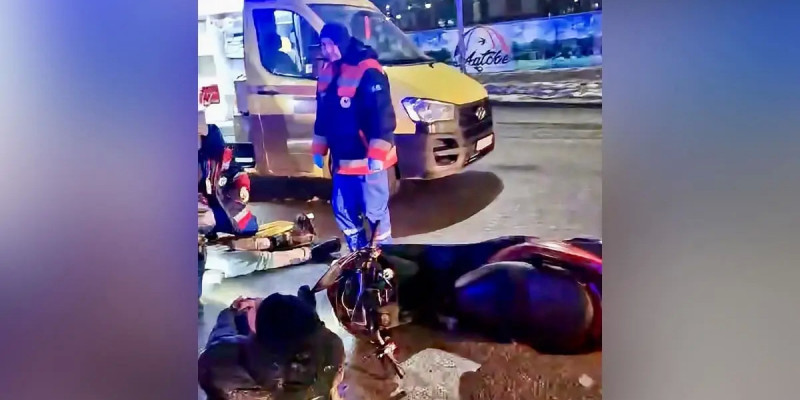 Ақтөбеде мопед мінген 14 жастағы оқушы автокөлікке соғылды