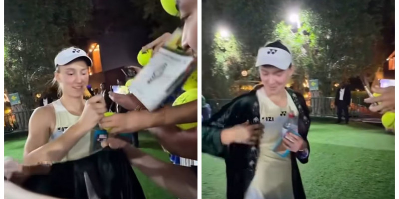 Қазақстандық азамат Елена Рыбакинаның иығына қамзол жапты