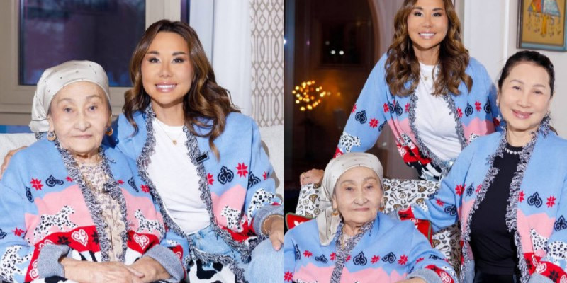 «Өмірімде тағы бір ана пайда болғанына бақыттымын»: Динара Сәтжан енесі туралы