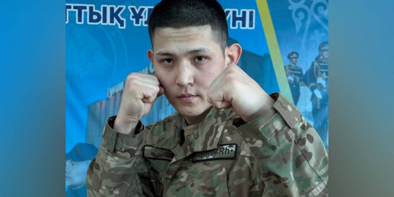 Семейде ММА бойынша Азия чемпионы Ұлттық ұлан сапында қызмет етіп жүр