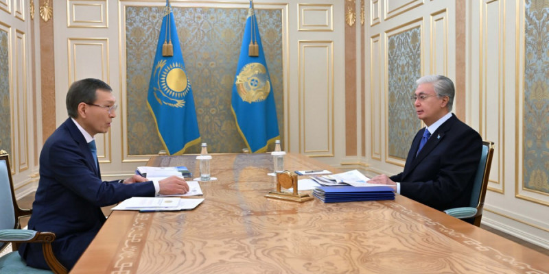 Президент Орталық референдум комиссиясының төрағасын қабылдады