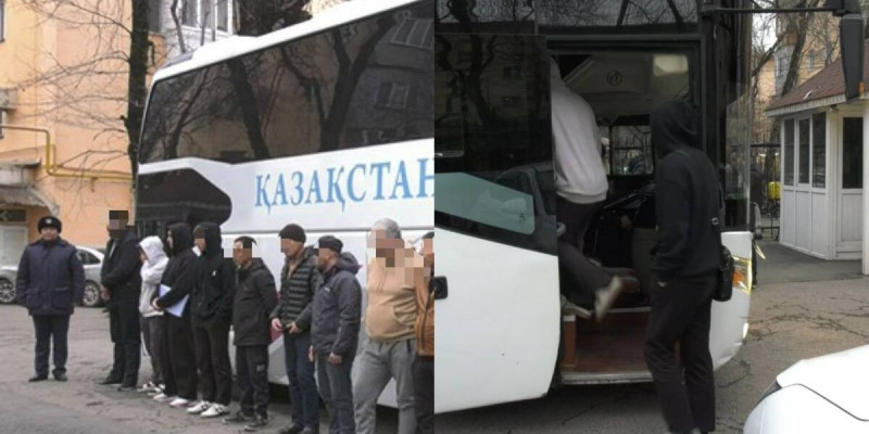 Алматыда заң бұзған 40 Өзбекстан азаматы елден шығарылды