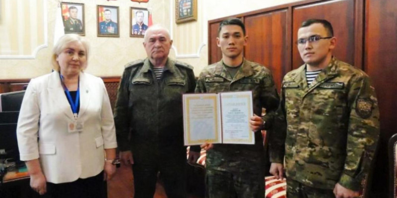Қазақстандық курсант халықаралық әскери-ғылыми байқауда жеңіске жетті