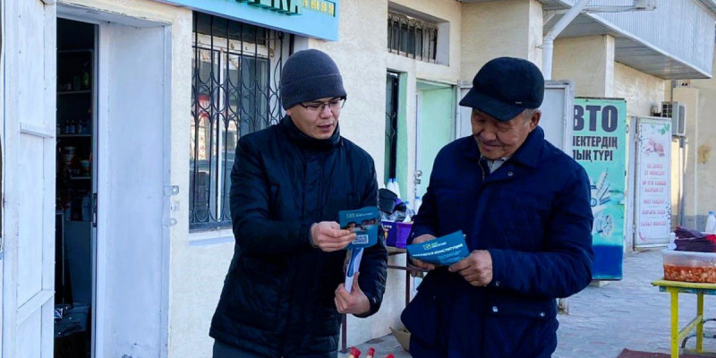 Жалпыұлттық коалиция белсенділері ақпараттық науқанды аудандарда жалғастыруда
